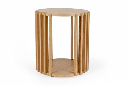 Morana Drum Side Table Oak