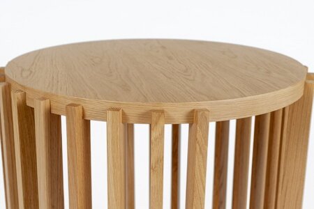 Morana Drum Side Table Oak
