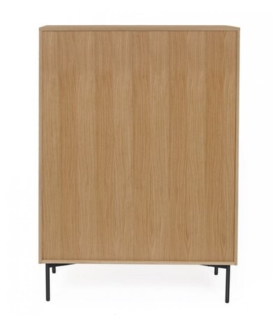 Morana Flop Highboard - Oak/Black