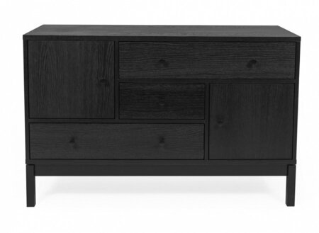 Morana Abbeywood Sideboard - Black Oak/Charcoal