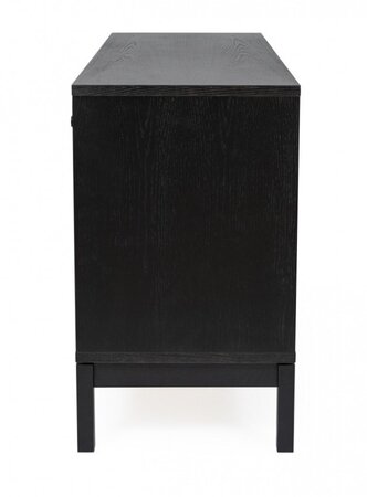 Morana Abbeywood Sideboard - Black Oak/Charcoal