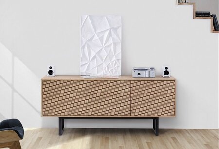 Morana Camden Sideboard Cube Print Oak