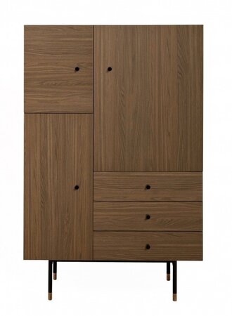 Morana Jugend Highboard - Walnut
