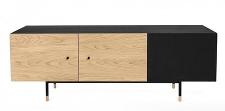 Morana Jugend TV Unit - Oak Black
