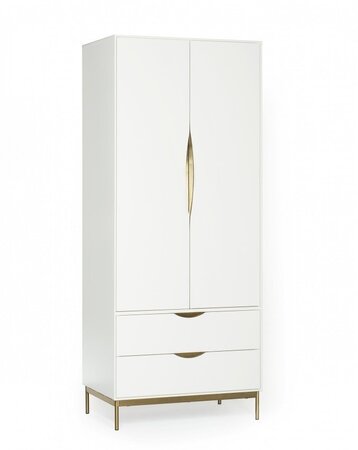 Morana Kobe Wardrobe 2 Doors - White