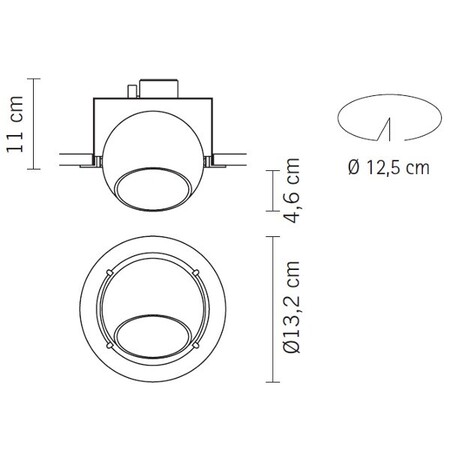 Fabbian Beluga Crystal F01 Einbauleuchte