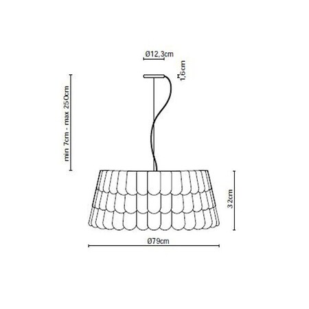 Fabbian Roofer F12 A07 Pendelleuchte