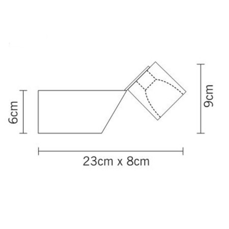 Fabbian Cubetto Crystal Glass D03 Wandleuchte