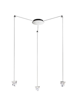 Fabbian Tripla F41 G01 -Polished aluminium