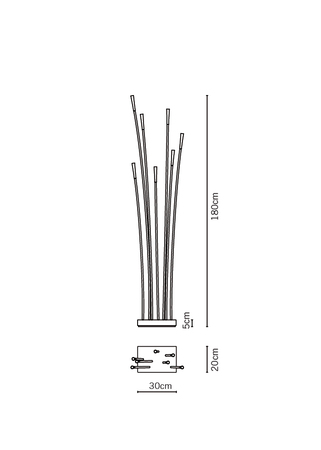 Fabbian Giunco F14 C01