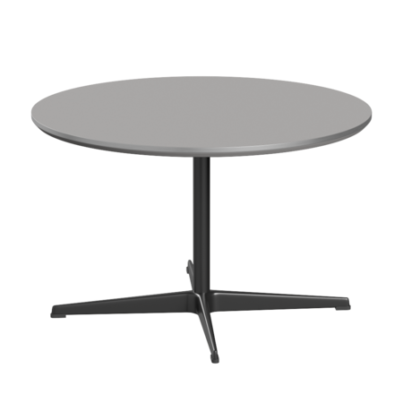Fritz Hansen A222 Tischserie Säulenfuss - Black - Grey Efeso (725)