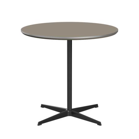 Fritz Hansen A622 Tischserie Säulenfuss - Black -Brown Ottawa (717)