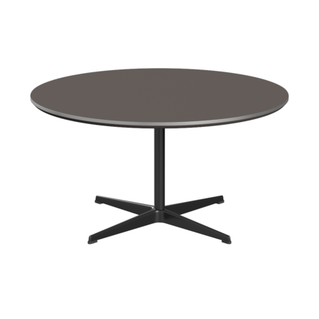 Fritz Hansen A223 Tischserie Säulenfuss - Black - Grau (718)