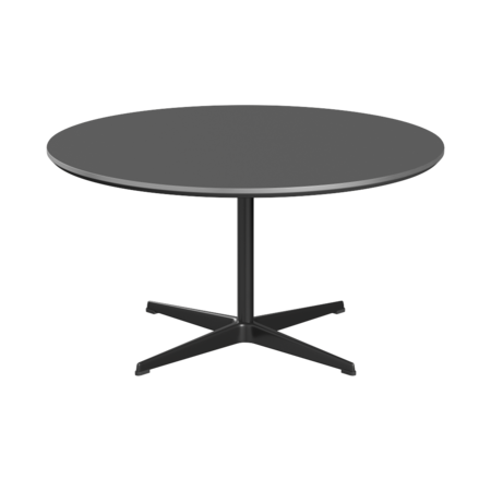 Fritz Hansen A223 Tischserie Säulenfuss - Black - Grey Bromo (724)