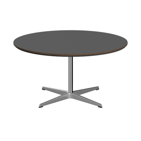 Fritz Hansen A223 Tischserie Säulenfuss - Satin Polierter Aluminium -Grey Bromo (724)