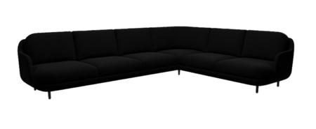 Fritz Hansen Lune™ JH610 - 6-sitzer Ecksofa - Hallingdal 190
