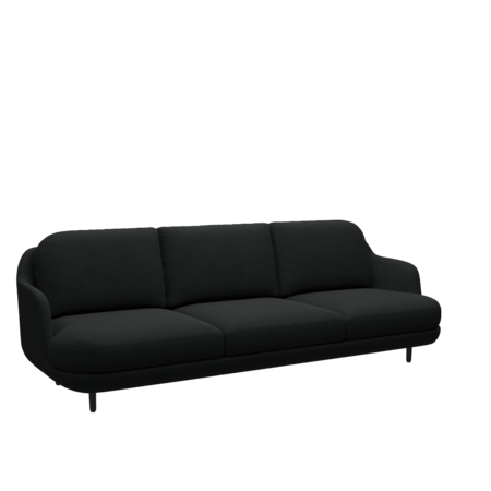 Fritz Hansen Lune™ JH300 - 3-sitzer Sofa - Steelcut 190
