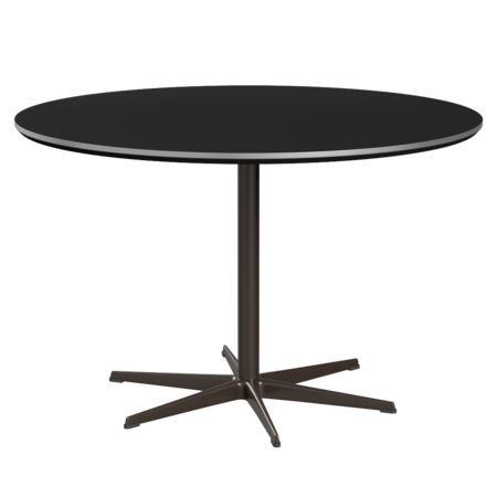 Fritz Hansen Zirkular A825 Zirkular Tisch Satinpoliertes Aluminium - Brown Bronze & Black