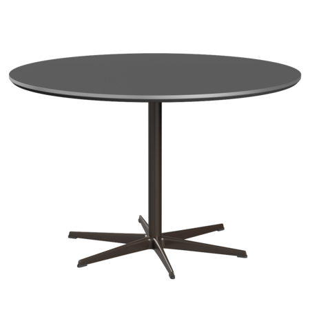 Fritz Hansen Zirkular A825 Zirkular Tisch Satinpoliertes Aluminium - Brown Bronze & Grey Bromo