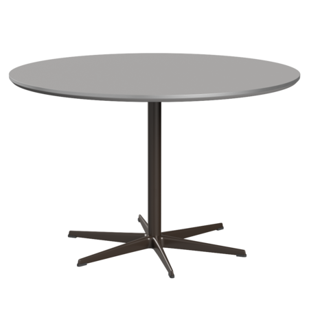 Fritz Hansen Zirkular A826 Zirkular Tisch Satinpoliertes Aluminium- Brown Bronze & Grey Efeso