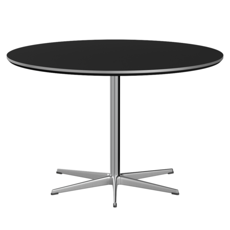 Fritz Hansen Zirkular A826 Zirkular Tisch Satinpoliertes Aluminium- Satin Polierter Aluminium & Black