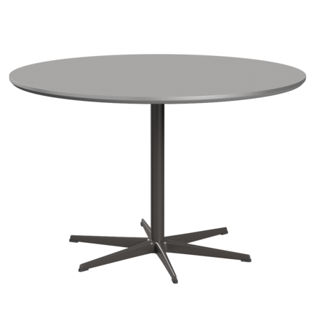 Fritz Hansen Zirkular A826 Zirkular Tisch Satinpoliertes Aluminium- Warm Graphite & Grey Efeso