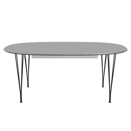 Fritz Hansen B619 Tischserie Erweiterung - Black -Grey Efeso (725)