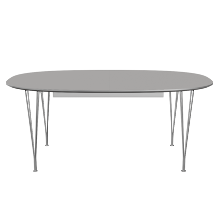 Fritz Hansen B619 Tischserie Erweiterung - Chrome -Grey Efeso (725)