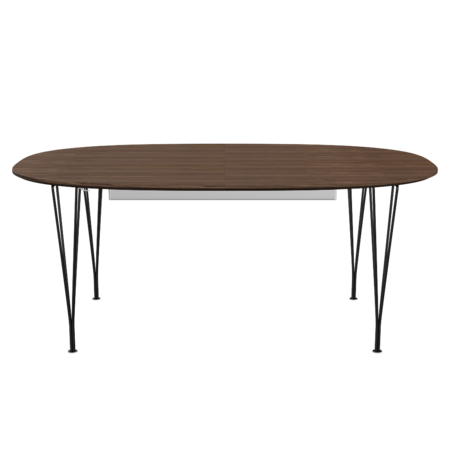 Fritz Hansen B619 Tischserie Erweiterung - Black - Walnuss 