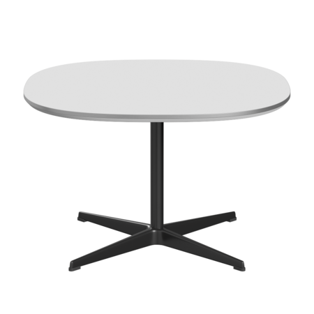 Fritz Hansen Couchtisch A202 Superzirkular 75X75 Cm - Black -Weiß (032)