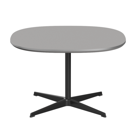 Fritz Hansen Couchtisch A202 Superzirkular 75X75 Cm - Black -Grey Efeso (725)