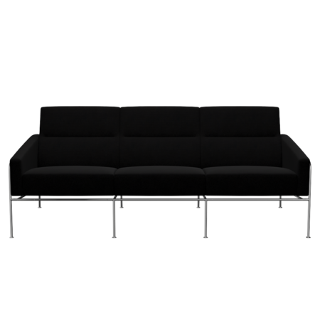 Fritz Hansen Serie 3300 3303, 3-Sitzer-Hallingdal-190
