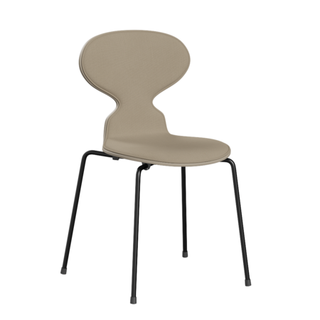 Fritz Hansen Ant™ 3101 - Front Polsterung - Lack - Stuhl - Steelcut 240 - Light Beige (130/135) - Black (190)