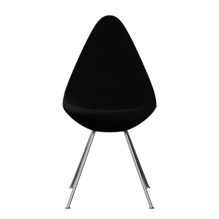 Fritz Hansen Drop™ 3110 -  Vollgepolstert - Stuhl - Hallingdal 190 - Chrome