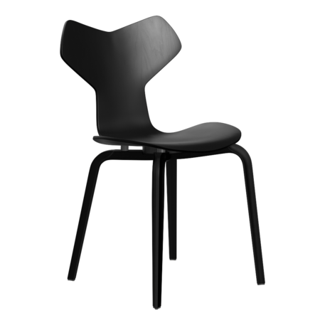 Fritz Hansen Grand Prix™ 4130 - Stuhl - Schwarz (190) - Schwarz (190/195)
