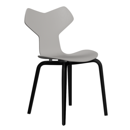Fritz Hansen Grand Prix™ 4130 - Stuhl - Schwarz (190) - Neun Grau (150/155)