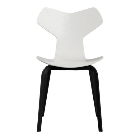 Fritz Hansen Grand Prix™ 4130 - Stuhl - Schwarz (190) - Weiß (100/105)