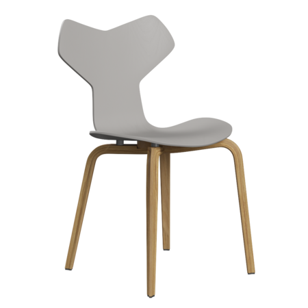 Fritz Hansen Grand Prix™ 4130 - Stuhl - Gebeizte Eiche - Neun Grau (150/155)