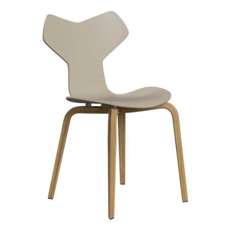 Fritz Hansen Grand Prix™ 4130 - Stuhl - Gebeizte Eiche - Hellbeige (130/135)