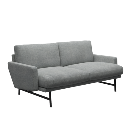 Fritz Hansen Lissoni Sofa™ PL112S - 2-sitzer Sofa-Hallingdal 116-Black (190)