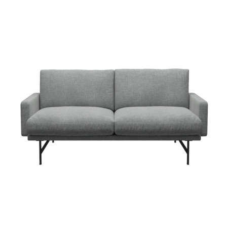 Fritz Hansen Lissoni Sofa™ PL112S - 2-sitzer Sofa-Hallingdal 116-Black (190)