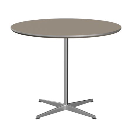 Fritz Hansen Circular™ A623 - Esstisch-Brown Ottawa (717)-Satin Polierter Aluminium