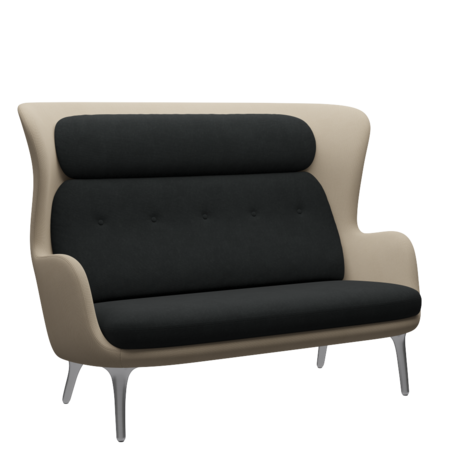 Fritz Hansen Ro™ JH110 - 2-sitzer Sofa-Steelcut 240-Steelcut 190