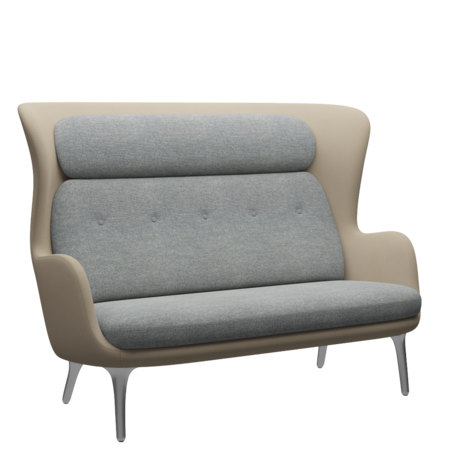 Fritz Hansen Ro™ JH110 - 2-sitzer Sofa-Steelcut 240-Hallingdal 116
