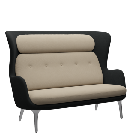 Fritz Hansen Ro™ JH110 - 2-sitzer Sofa-Steelcut 190-Steelcut 240