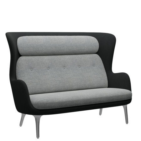 Fritz Hansen Ro™ JH110 - 2-sitzer Sofa-Steelcut 190-Hallingdal 116
