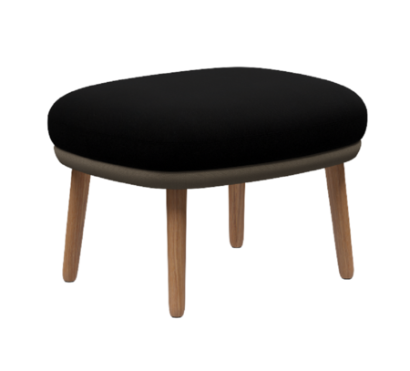 Fritz Hansen Ro™ JH12 - Fußhocker-Steelcut 240-Hallingdal 190