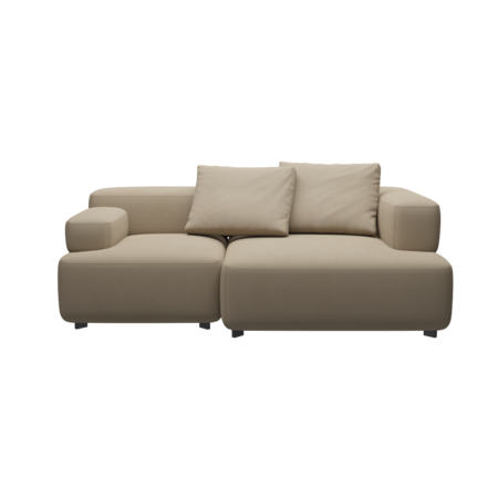 Fritz Hansen Alphabet Sofa™ PL210 Series - 2-Sitzer Sofa - Steelcut 240 - 1 Eckrücklehne - 1 Rückenlehne - 1 Armlehne rechts