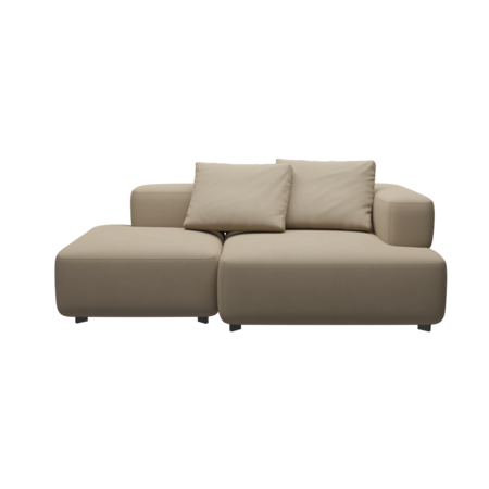 Fritz Hansen Alphabet Sofa™ PL210 Series - 2-Sitzer Sofa - Steelcut 240 - 1 Eckrücklehne - 1 Rückenlehne rechts