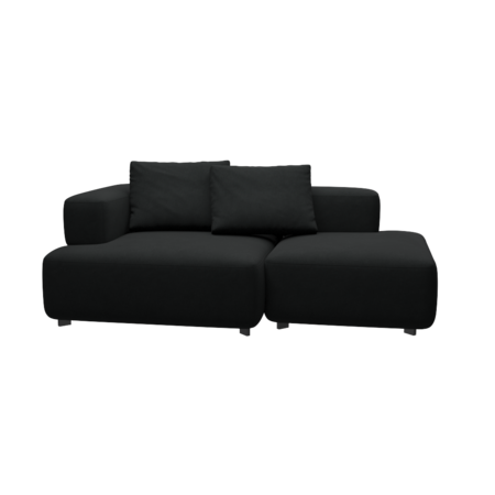 Fritz Hansen Alphabet Sofa™ PL210 Series - 2-Sitzer Sofa - Steelcut 190 - 1 Eckrücklehne - 1 Rückenlehne links